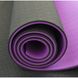 Коврик (мат) для йоги и фитнеса Sportcraft TPE 6 мм ES0020 Black/Violet