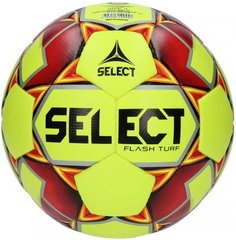 М'яч футбольний Select Flash Turf (IMS) жовто-червоний Уні 5