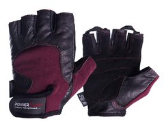 Перчатки для фитнеса и тяжелой атлетики PowerPlay 2154 черно-коричневые S