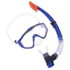 Набір для плавання маска з трубкою Zelart M153-SN124-SIL кольори в асортименті