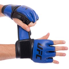Рукавиці для змішаних єдиноборств MMA UFC Contender UHK-69141 S-M синій