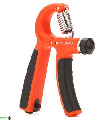 Эспандер кистевой Cornix 5-60 кг с регулируемой нагрузкой и счетчиком XR-0265 Orange/Black