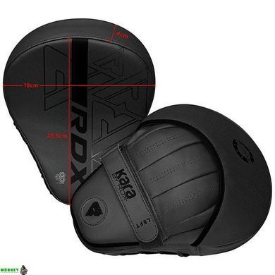 Лапы боксерские RDX F6 KARA Matte Black