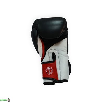 Перчатки боксерские THOR PRO KING 10oz /Кожа /черно-красно-белые