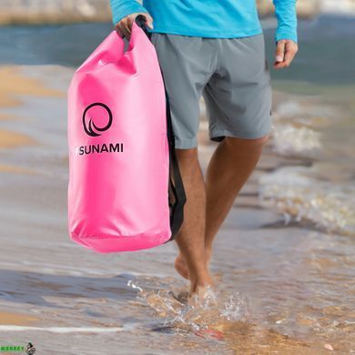 Гермомешок TSUNAMI Dry Pack 30 л водозащитный Pink (P-5907739314093)