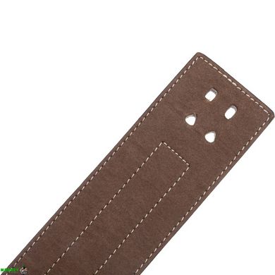 Пояс для пауэрлифтинга кожаный профессиональный VELO ZB-5784 ширина-10см размер-S-XXL коричневый
