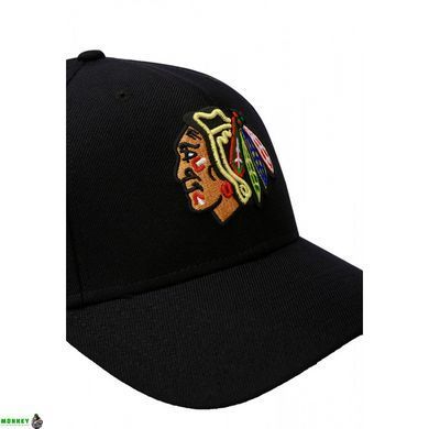 Кепка MVP 47 Brand NHL CHICAGO BLACKHAWKS чорний, сірий Уні OSFA