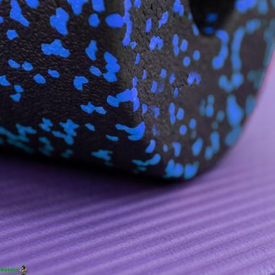 Набор для йоги PowerPlay PP_4008 EPP Foam Roller Set роллер + 2 массажных мяча Черно-синий