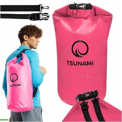 Гермомешок TSUNAMI Dry Pack 30 л водозащитный Pink (P-5907739314093)
