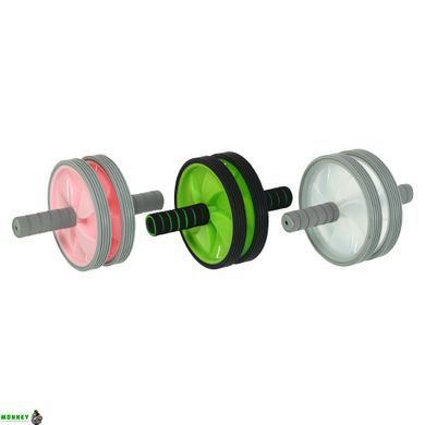 Колесо ролик для пресса двойное SP-Sport FI-7146 Розовый