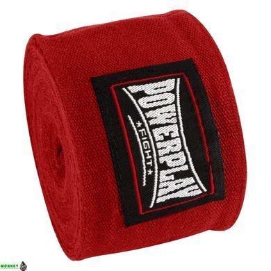 Бинты для бокса PowerPlay 3046 Красные NYLON (3м)