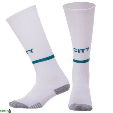 Гетри футбольні дитячі клубні SPOINT Manchester City AWAY 2022 ETM2219-MC2 розмір 32-39 білий