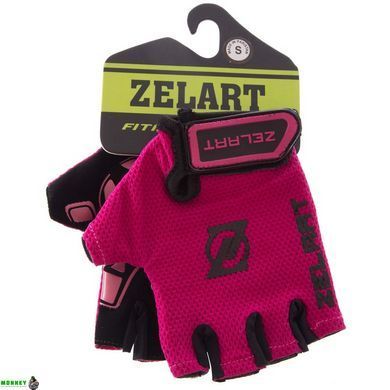 Перчатки для фитнеса и тренировок Zelart MA-3888 Черный-фиолетовый XS