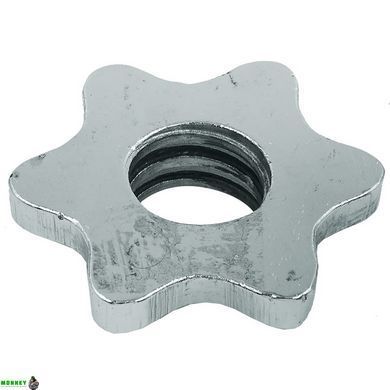 Замок для грифа гайковий 1шт SHUANG CAI SPORTS TA-8058-25 25мм