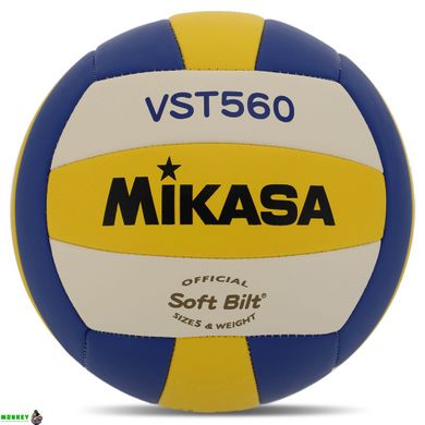 М'яч волейбольний MIKASA VST560 №5 PU клеєний