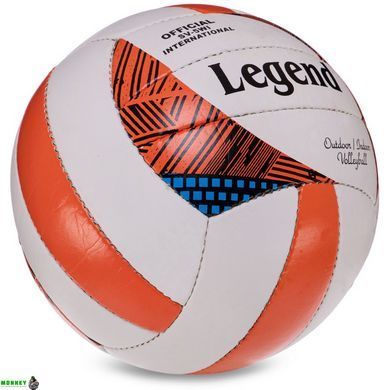 Мяч волейбольный LEGEND VB-3126 Белый-красный №5 PU