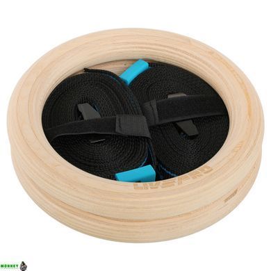 Гімнастичні кільця LivePro WOOD GYM RING