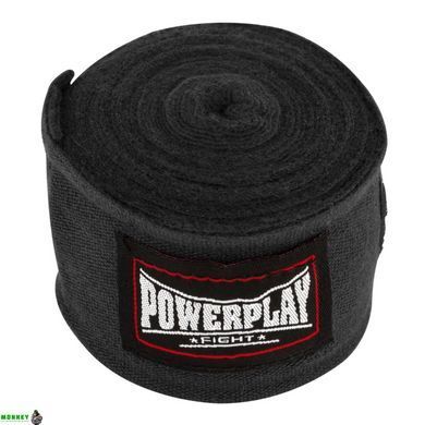 Бинты для бокса PowerPlay 3046 черные (4м)