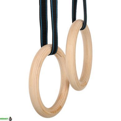 Гімнастичні кільця LivePro WOOD GYM RING