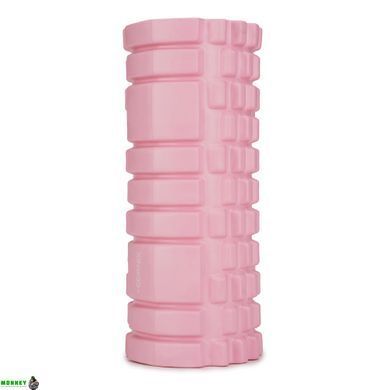 Массажный ролик Cornix EVA 33 x 14 см (валик, роллер) XR-0036 Light Pink