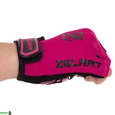 Перчатки для фитнеса и тренировок Zelart MA-3888 Черный-фиолетовый XS