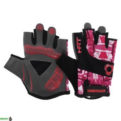 Перчатки для фитнеса и тренировок HARD TOUCH FG-9523 Розовый