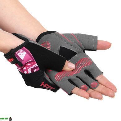 Перчатки для фитнеса и тренировок HARD TOUCH FG-9523 Розовый