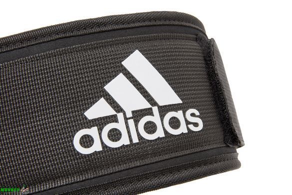Пояс для важкої атлетики Adidas Essential Weightlifting Belt чорний Uni XL (94 - 120 см)