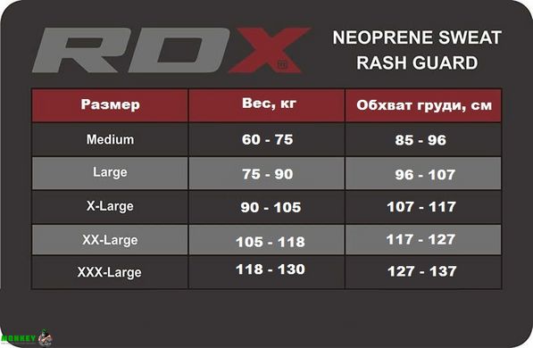 Рашгард сауна RDX Neoprenne Black XL