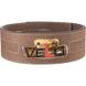 Пояс для пауэрлифтинга кожаный профессиональный VELO ZB-5784 ширина-10см размер-S-XXL коричневый