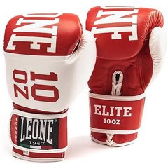 Боксерские перчатки Leone Elite Red 10 ун.