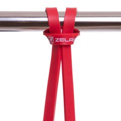 Резина для подтягиваний (лента силовая) Zelart FI-2606-1 (MD1353-1) POWER LOOP (размер 2080x13x4,5мм, жесткость XS(9-16кг), красный)