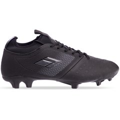Бутсы футбольная обувь с носком DIFENO 180304-3 BLACK/D.GREY размер 40-45 (TPU, черный)