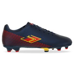 Бутсы футбольная обувь DIFFERENT SPORT SG-301309-2 NAVY/RED/YELLOW размер 40-45 (верх-PU, подошва-термополиуретан (TPU), темно-синий-желтый) 220516A-2