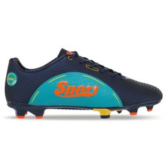 Бутсы футбольная обувь SPORT SG-301041-5 NAVY/R.ORANGE/CYAN размер 40-45 (верх-PU, подошва-термополиуретан (TPU), темно-синий-оранжевый)