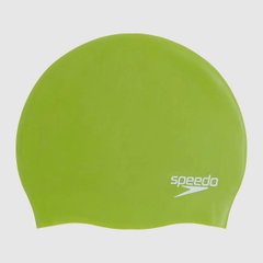 Шапка для плавания Speedo MOULDED SILC CAP AU зеленый Уни OSFM