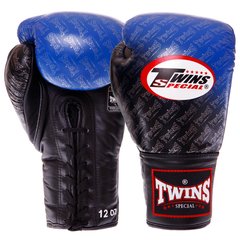 Боксерські рукавиці шкіряні професійні на шнурівці TWINS FBGLL1-TW1 12-16 унцій кольори в асортименті