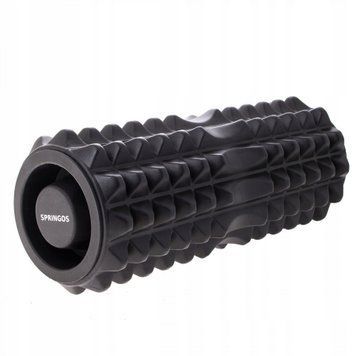 Масажний ролик (валик, роллер) Springos 33.5 x 13.5 см FR0006 Black