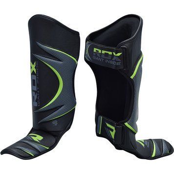 Накладки на ноги, захист гомілки RDX Green L/XL