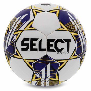 Мяч футбольный SELECT ROYALE FIFA BASIC V23 №4 белый-фиолетовый