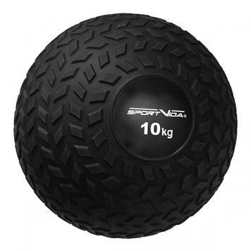 Слэмбол (медицинский мяч) для кроссфита SportVida Slam Ball 10 кг SV-HK0367 Black