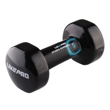 Гантель вінілова 1шт LivePro STUDIO DUMBBELL 5 кг
