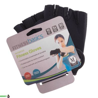 Перчатки для фитнеса и тренировок FITNESS BASICS BC-893 S-XL цвета в ассортименте