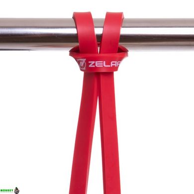 Резина для подтягиваний (лента силовая) Zelart FI-2606-1 (MD1353-1) POWER LOOP (размер 2080x13x4,5мм, жесткость XS(9-16кг), красный)