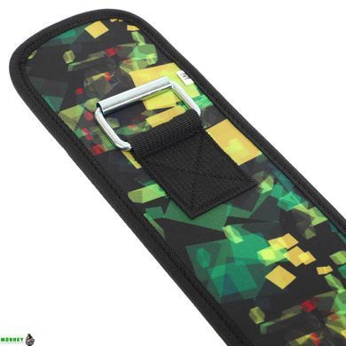 Пояс атлетичний посилений регульований FAIRTEX 167772 L ширина-17см чорний-зелений