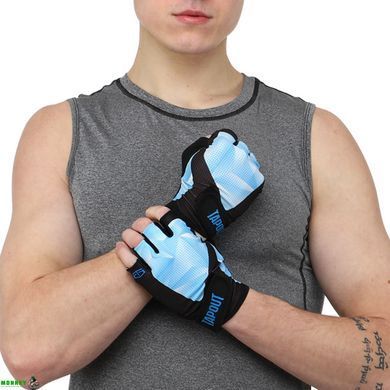 Рукавички спортивні TAPOUT SB168503 Чорний-синій M