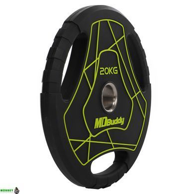 Млинці (диски) поліуретанові MD Buddy TA-9647-20 51мм 20кг чорний
