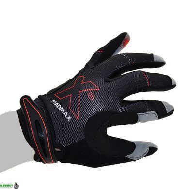 Перчатки для фитнеса MadMax MXG-103 X Gloves Black/Grey L