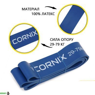 Еспандер-петля Cornix Power Band 64 мм 29-79 кг (резина для фітнесу та спорту) XR-0135