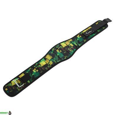 Пояс атлетичний посилений регульований FAIRTEX 167772 L ширина-17см чорний-зелений